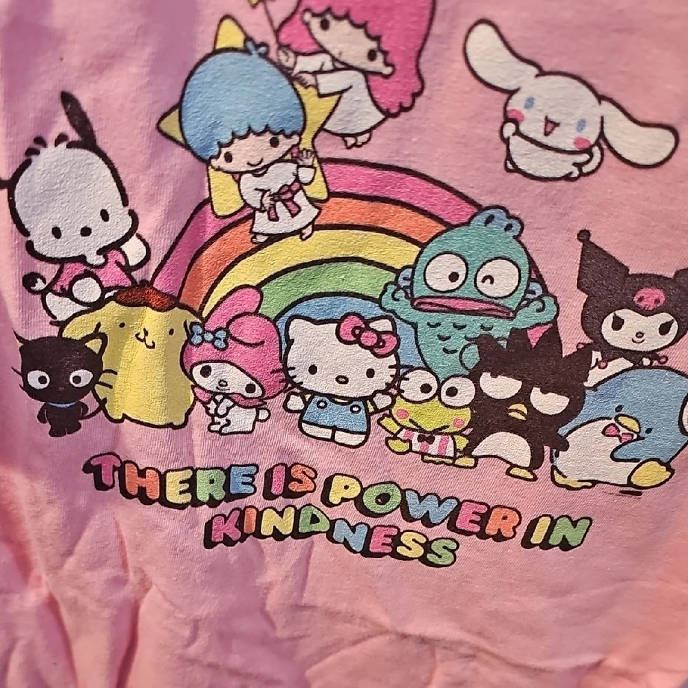 Sanrio NWT Kids Pink Graphic T-Shirt Size Small